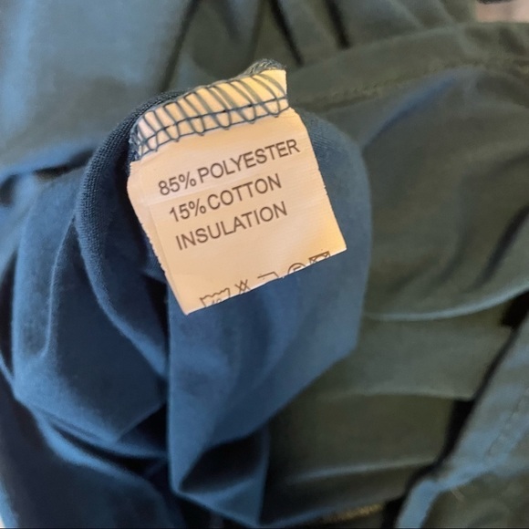 Beautiful medium blue midi dress size medium HAS POCKETS! - Picture 10 of 10